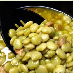 Southern Lima Beans With Rice