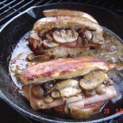 Sauteed Chicken Breast with Ham & Cheese