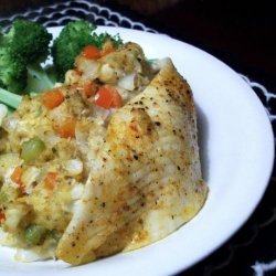 Flounder Stuffed With Shrimp and Crabmeat