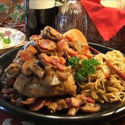 Braised Balsamic Chicken With Garlic and Onions