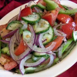 Tomato cucumber salad