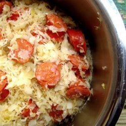 Crock Pot Kielbasa & Sauerkraut
