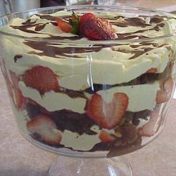 Brownie Strawberry Trifle