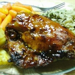 Grilled Chicken With Curry Glaze
