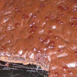 Light Carrot Cocoa Snack Cake --(Brownies)