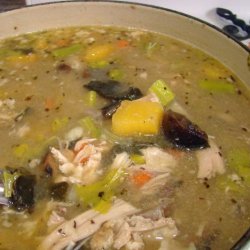 Turkey and Dressing Soup (Use up Those Leftovers Soup)