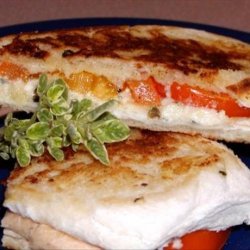 Grilled Feta and Tomato Sandwich