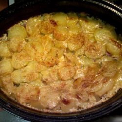 Scalloped Potatoes and Ham With Cheese