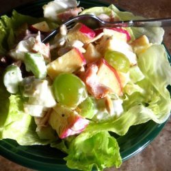 Leftover Chicken Ranch Salad