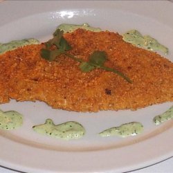 Amazon Fried Chicken Breasts With Cilantro Sauce