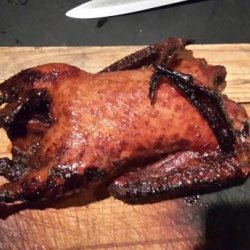 Steamed and Roasted Whole Duck