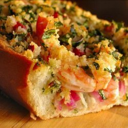 Hot and Crusty Shrimp Sandwich