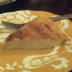 Crustless Baked Custard Pie