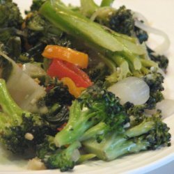 Bok Choy-Broccoli Stir-Fry