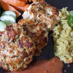 Thai Chicken Cakes With Sweet Chilli Sauce