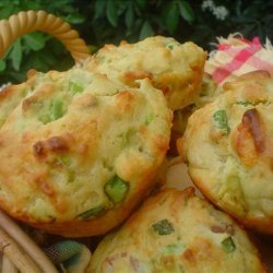 Avocado and Bacon Muffins
