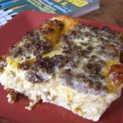 Overnight Cheese and Egg Casserole