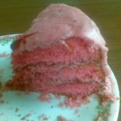 Triple Decker Strawberry Cake