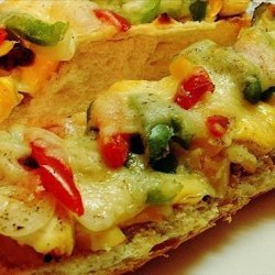 Chicken and Cheese French Bread Pizza