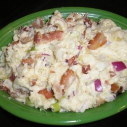 Potato Salad With Mustard Dressing and Bacon
