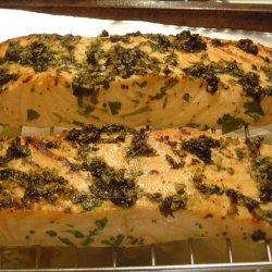 Broiled Salmon With Cilantro and Lime
