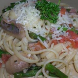 Uncle Bill's Asparagus Pasta Primavera