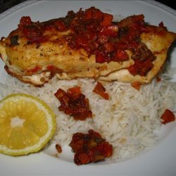 Tomato Lemon Chicken Breasts with Sage