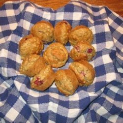 Crunchy Cranberry Buttermilk Muffins