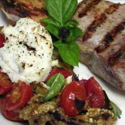 Grilled Eggplant With Ricotta and Tomato