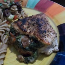 Chicken Breasts Stuffed With Spinach & Sun-Dried Tomatoes