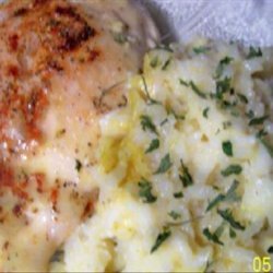 Baked Chicken with Broccoli & Rice
