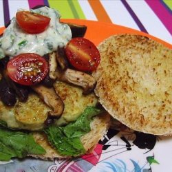 Fish Burgers With a Herb Sauce