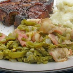 Green Beans With Bacon and Onion