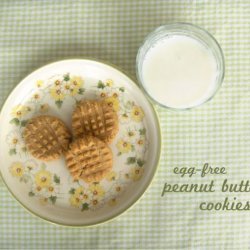 Egg-Free Peanut Butter Cookies