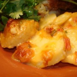 Cheesy Rotel Potatoes