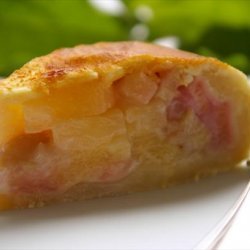 Rhubarb Pineapple Pie....different and Delicious!