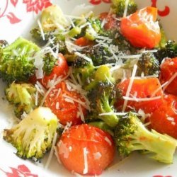 Roasted Broccoli With Cherry Tomatoes