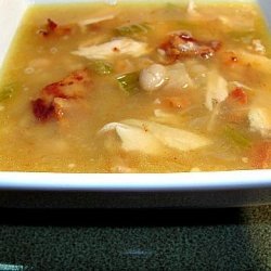 Chicken, Bacon and White Bean Soup Portuguese Style