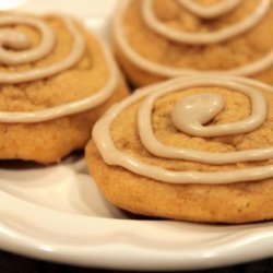 Nanny's Pumpkin Cookies With Maple Penuche Frosting