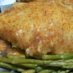 Brie Topped Dijon Chicken Breasts