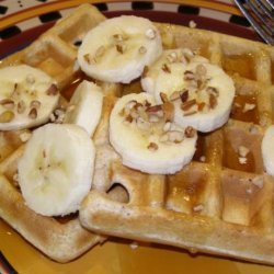 Whole Wheat and Flax Waffles